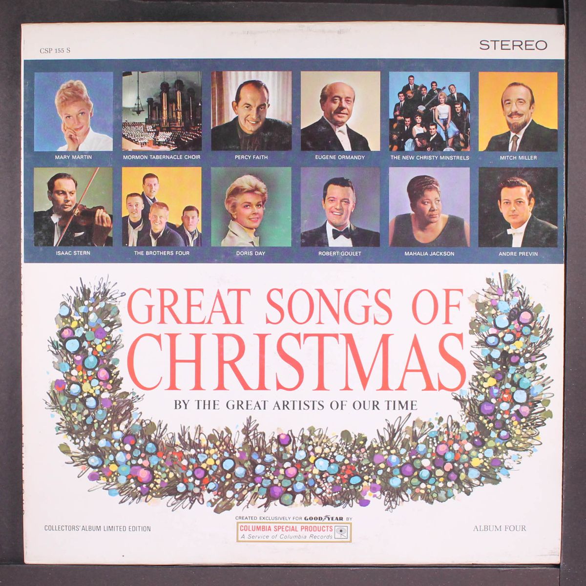 great songs of christmas (by the great artists of our time) album four by VARIOUS