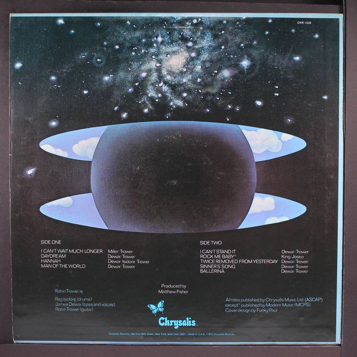 twice removed from yesterday by ROBIN TROWER