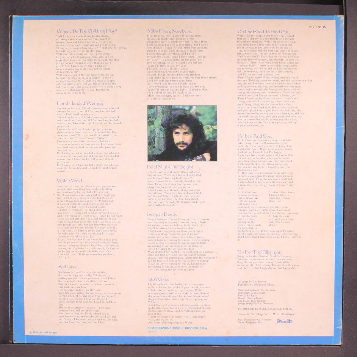 tea for the tillerman by CAT STEVENS