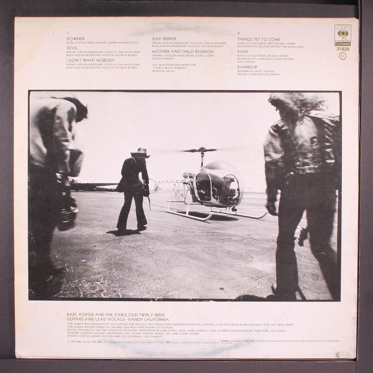 kapt. kopter & fabulous twirly birds by RANDY CALIFORNIA