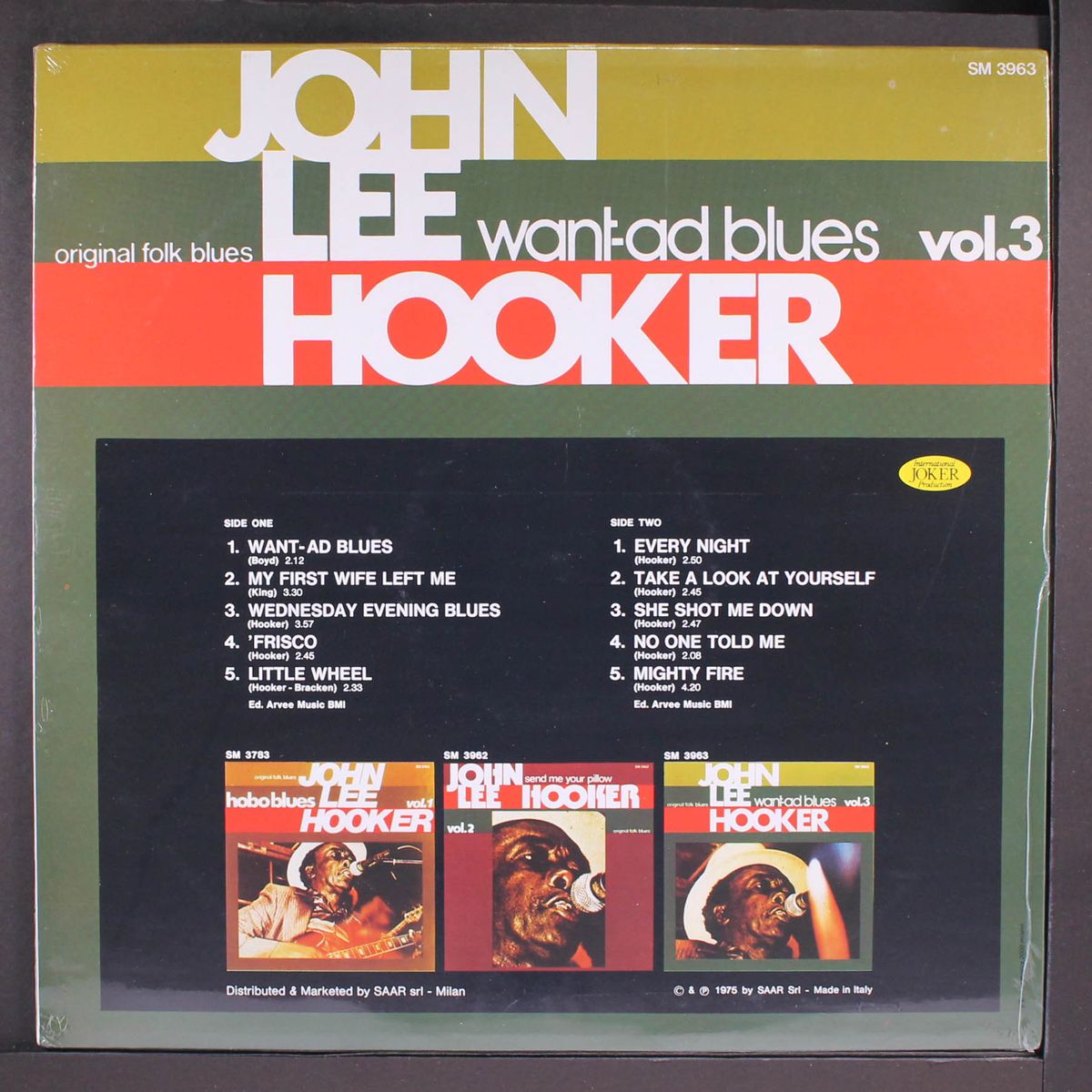 vol. 3 - wand-ad blues by JOHN LEE HOOKER