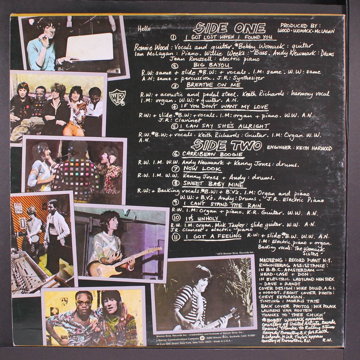 now look by RONNIE WOOD