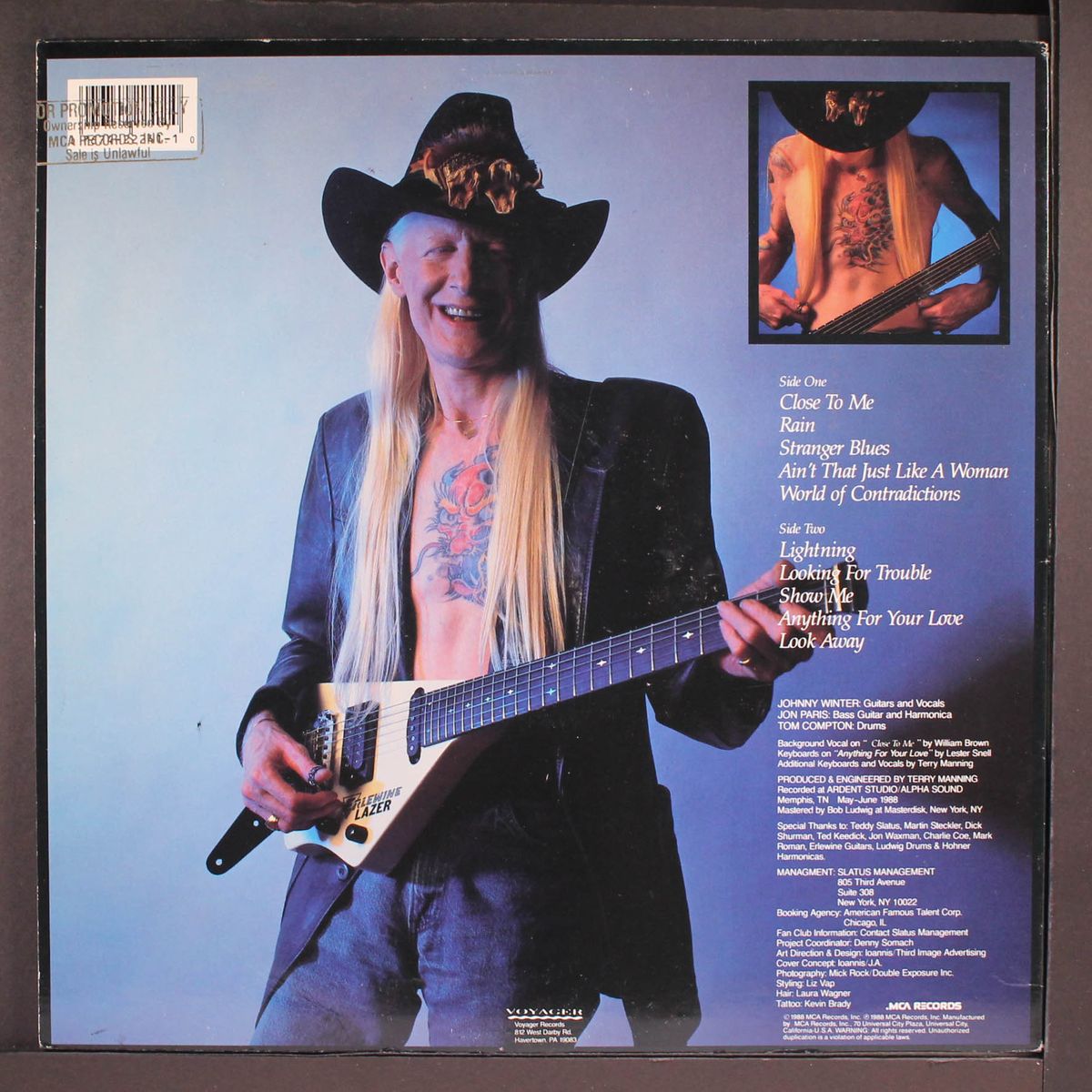 winter of '88 by JOHNNY WINTER