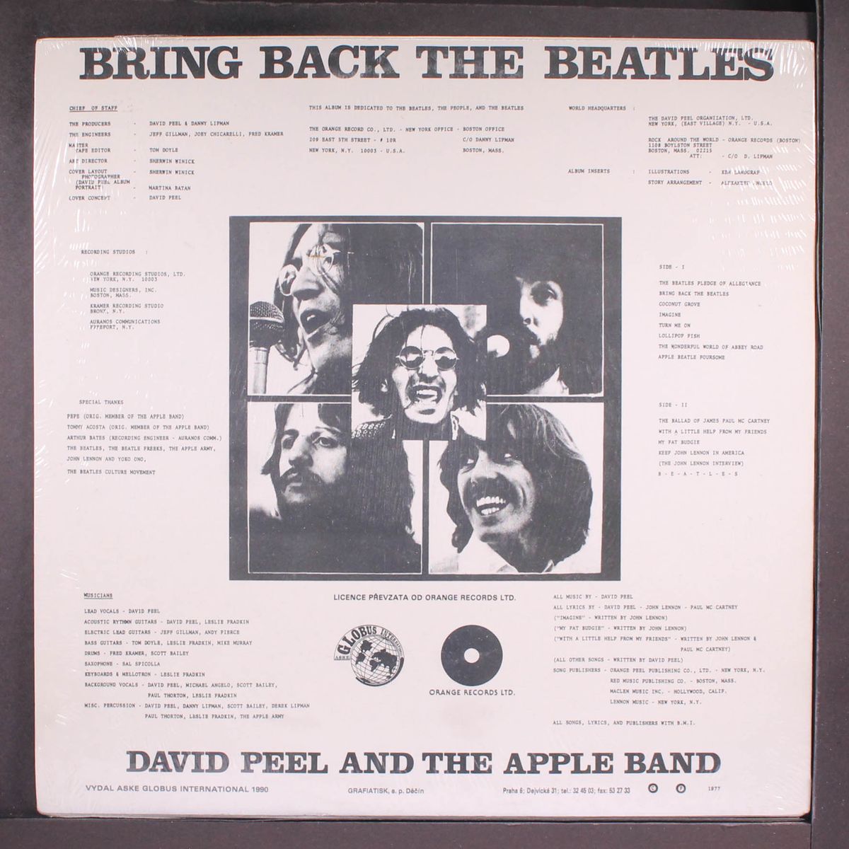 bring back the beatles by DAVID PEEL & THE APPLE BAND
