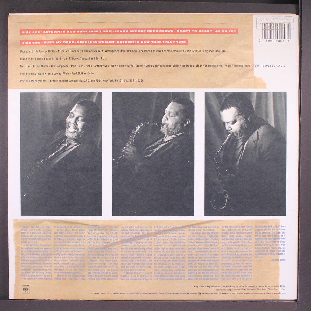 basic by ARTHUR BLYTHE