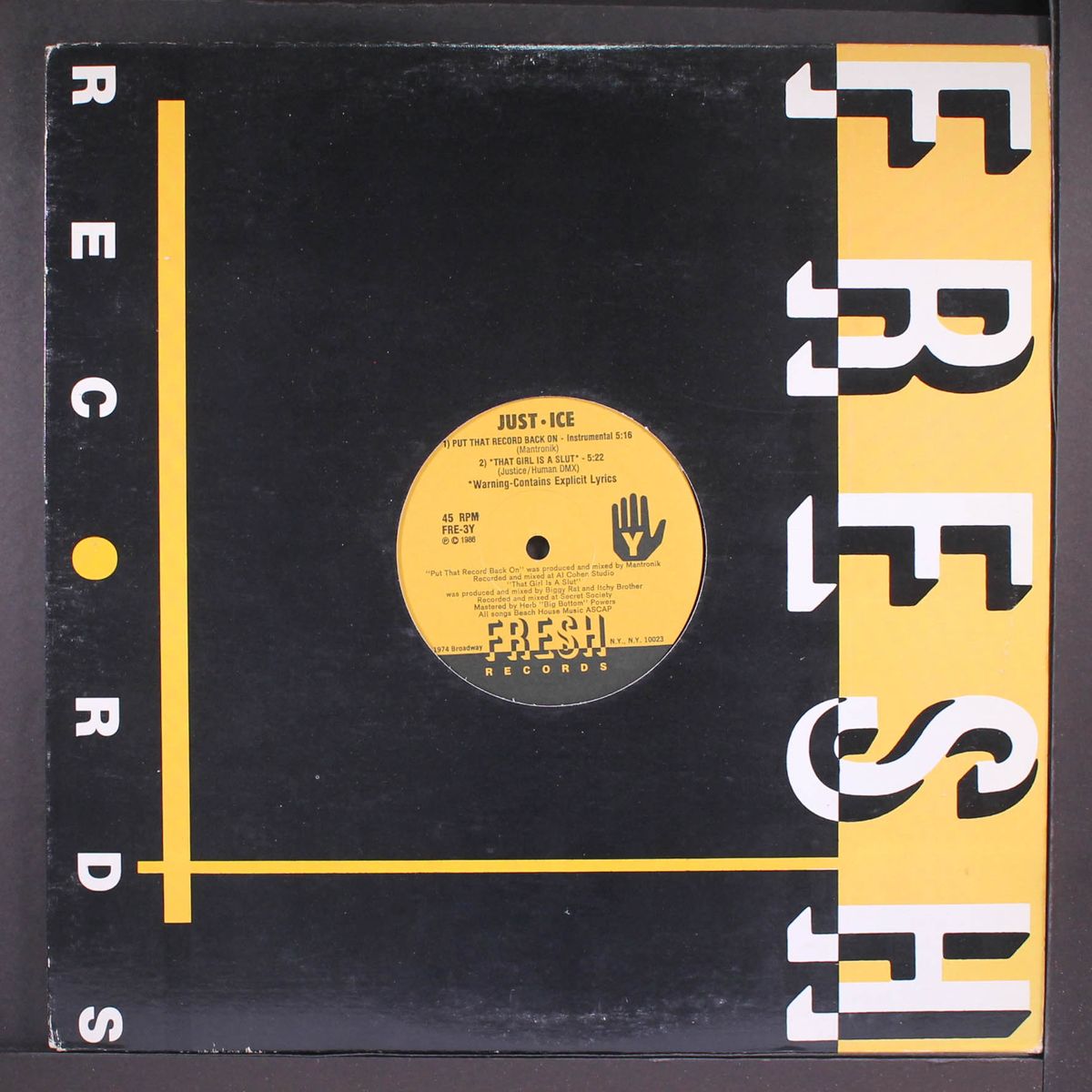 put that record back on / instro by JUST-ICE