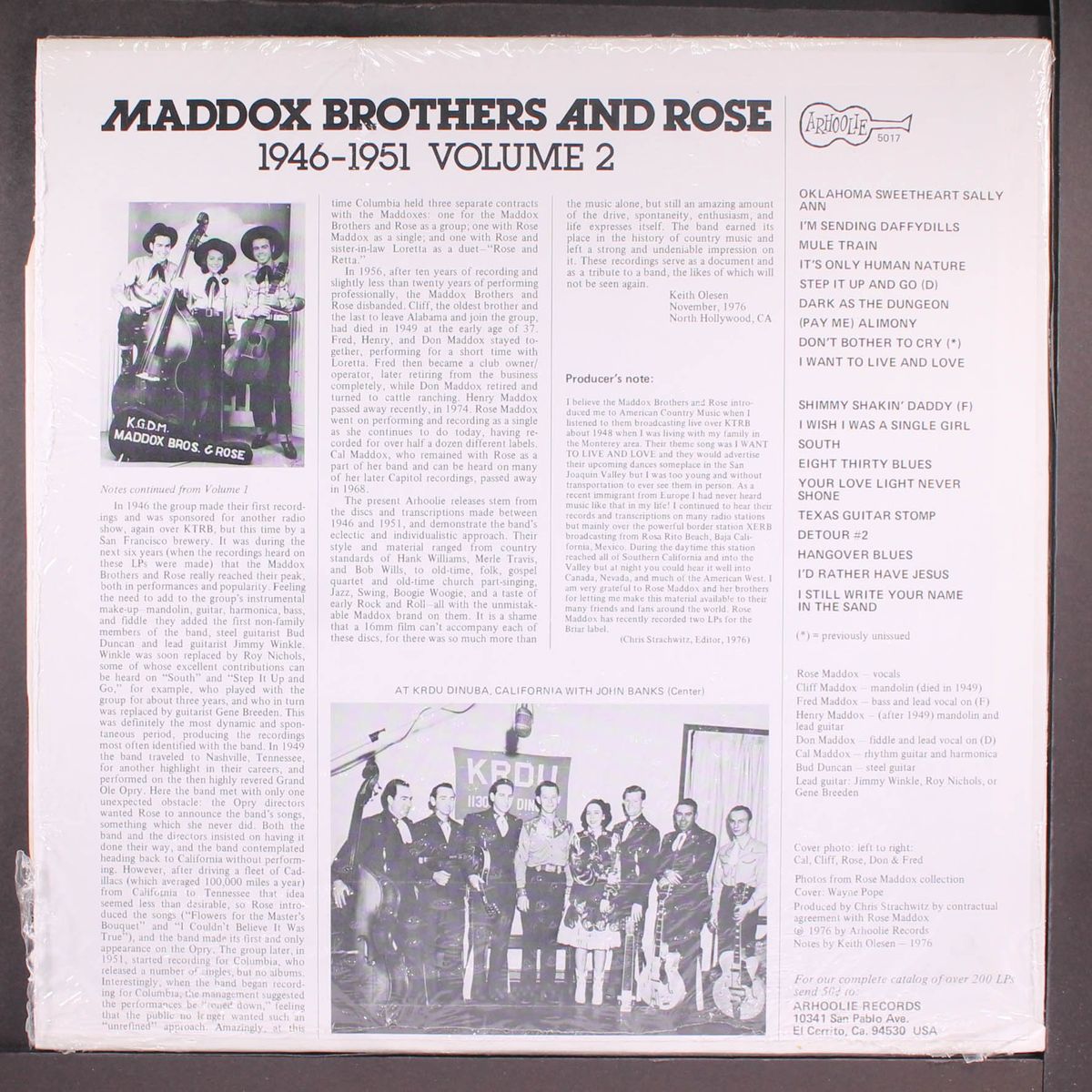1946-1951, vol. 2 by MADDOX BROTHERS & ROSE