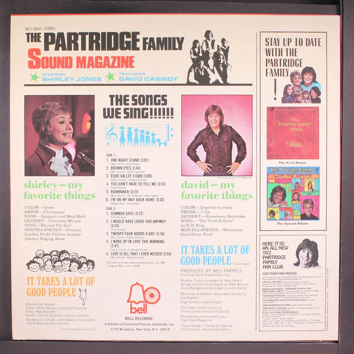 sound magazine by PARTRIDGE FAMILY