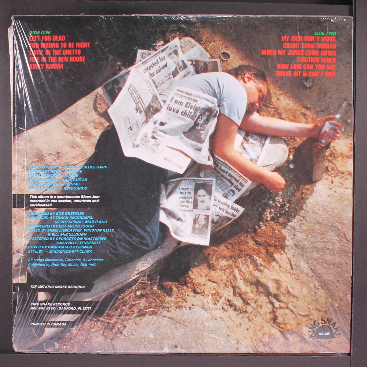 left for dead by ROOT BOY SLIM & SEX CHANGE BAND
