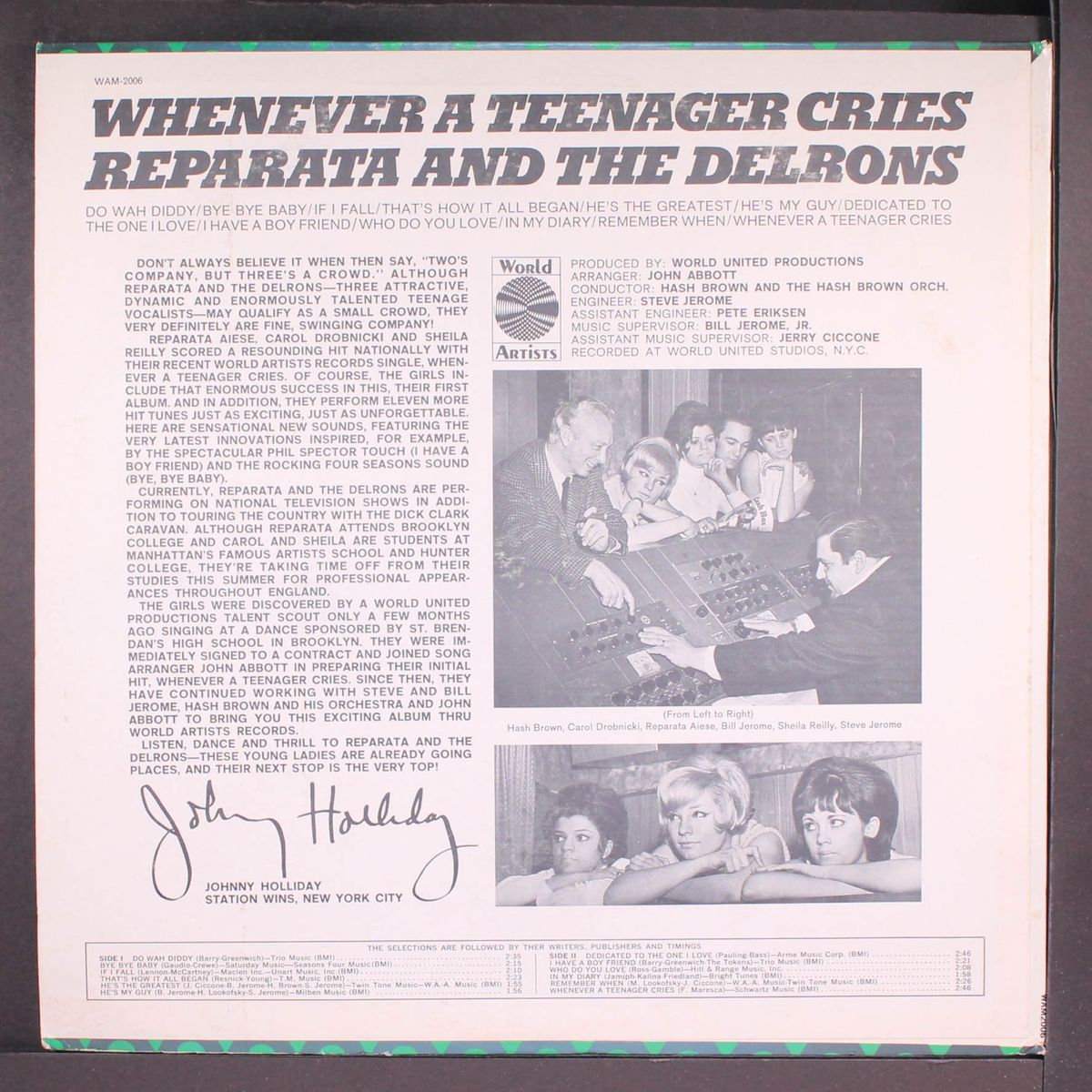 whenever a teenager cries by REPARATA & DELRONS