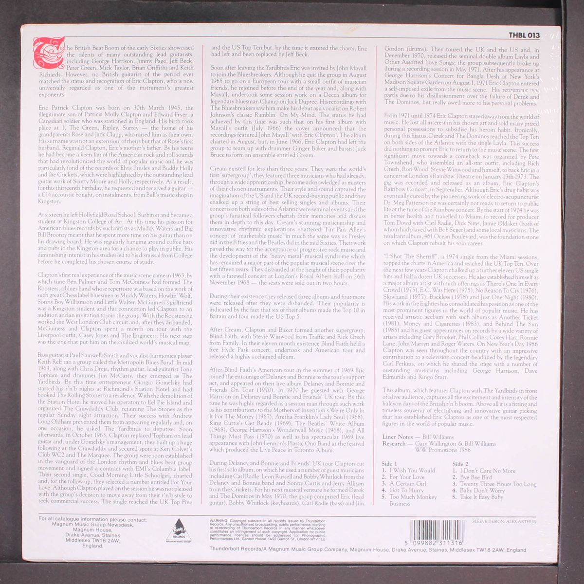 the survivor by ERIC CLAPTON