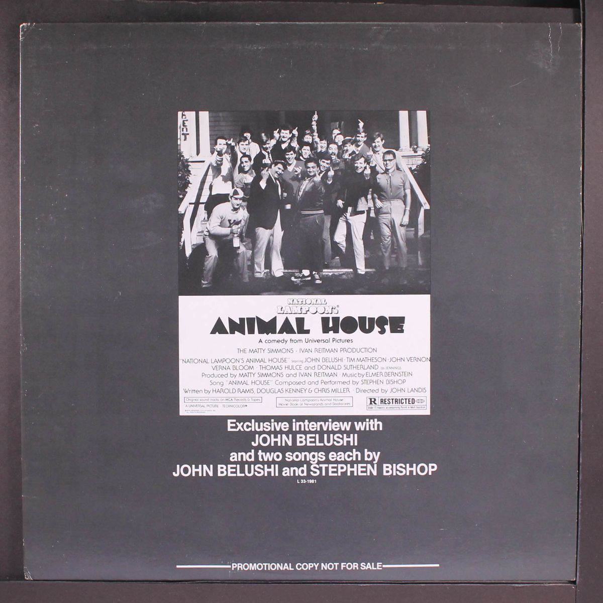 animal house by JOHN BELUSHI
