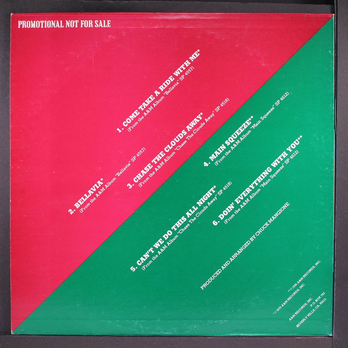 sampler by CHUCK MANGIONE