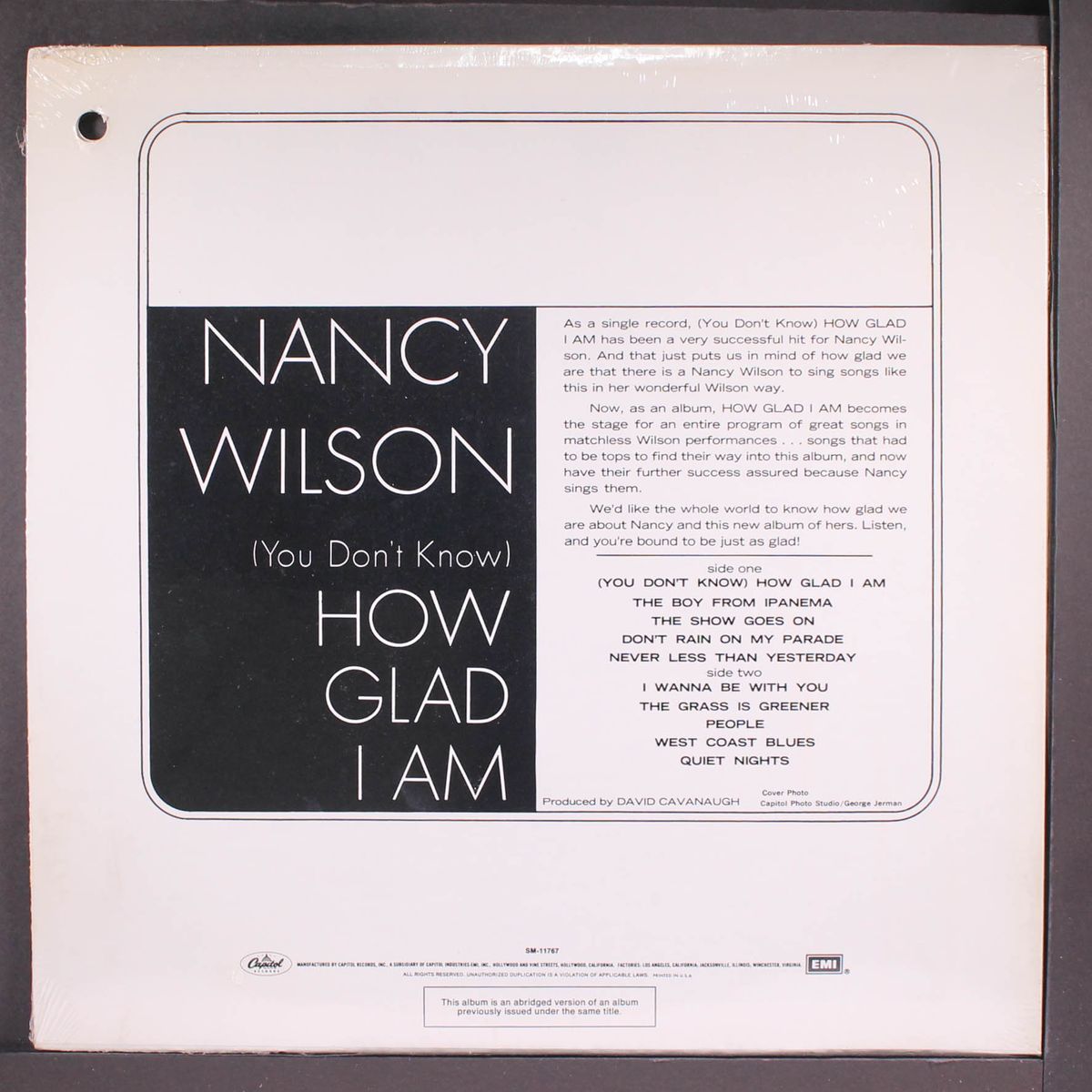 how glad i am by NANCY WILSON
