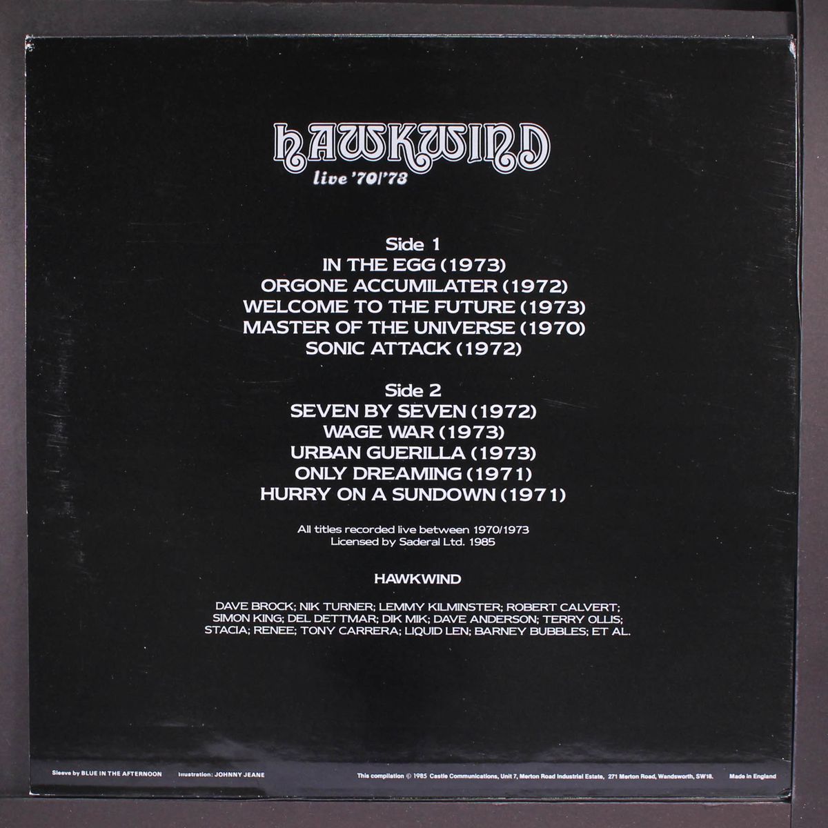 live 70-73 by HAWKWIND