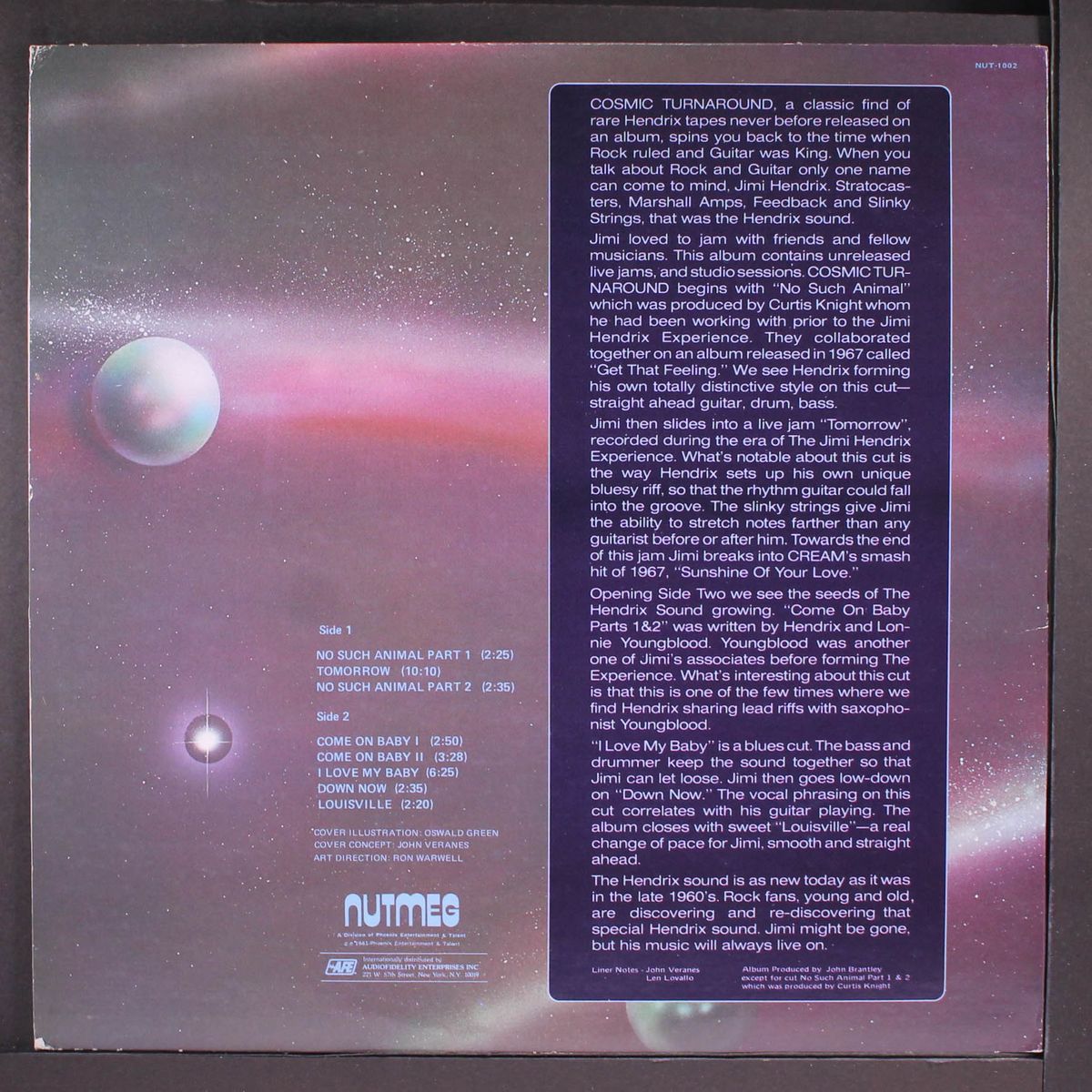 cosmic turnaround by JIMI HENDRIX