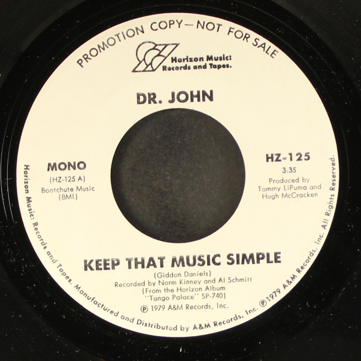 keep that music simple / mono by DR. JOHN