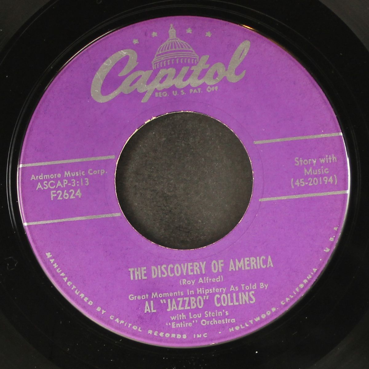the invention of the airplane / the discovery of america by AL 'JAZZBO' COLLINS