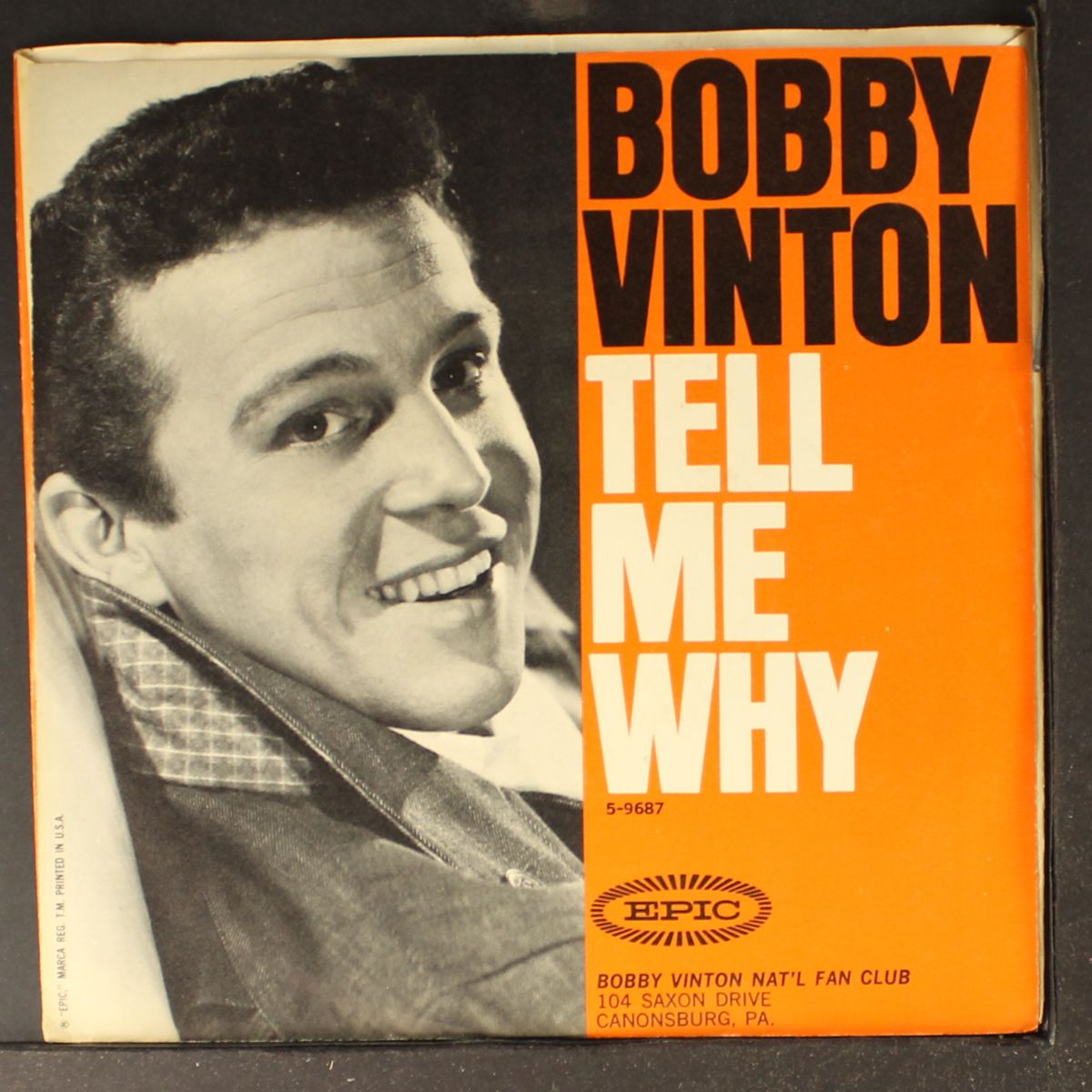 tell me why by BOBBY VINTON