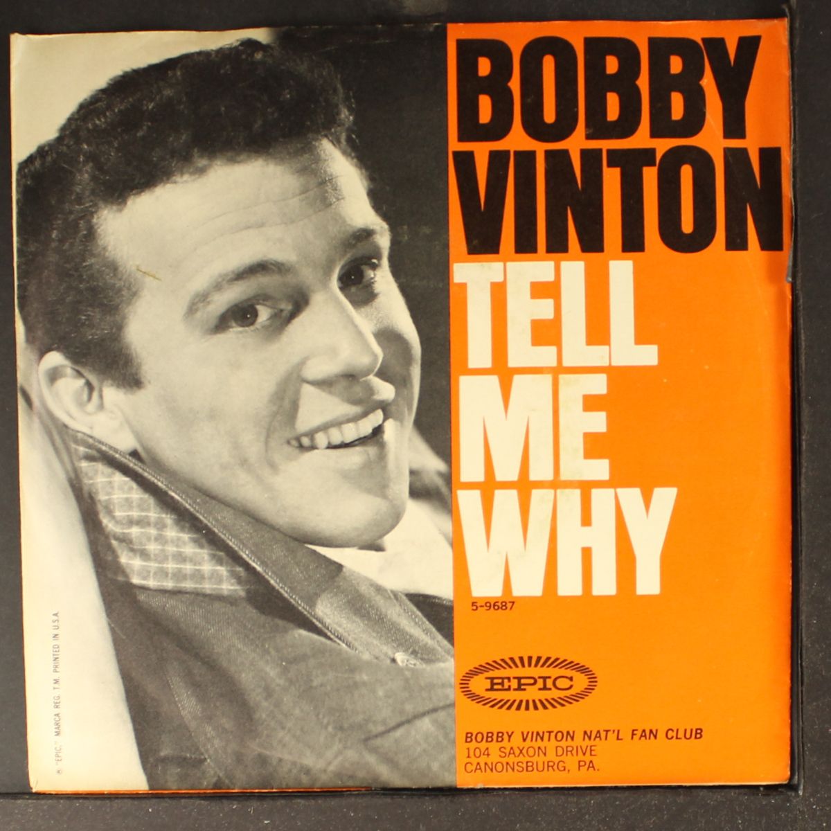 tell me why by BOBBY VINTON