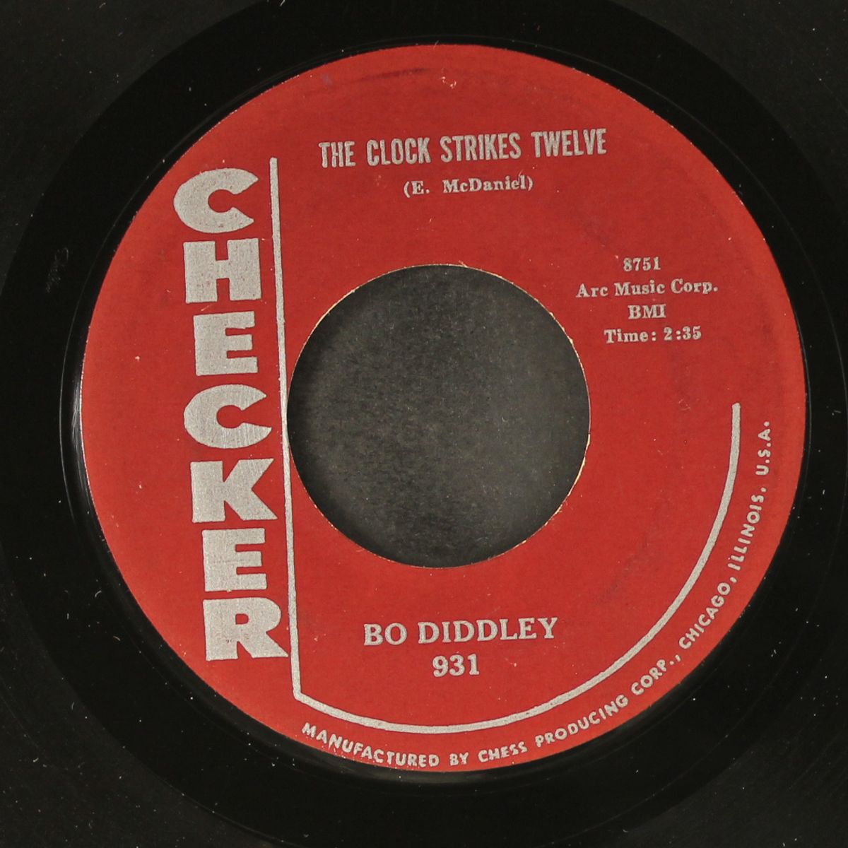 say man / the clock strikes twelve by BO DIDDLEY