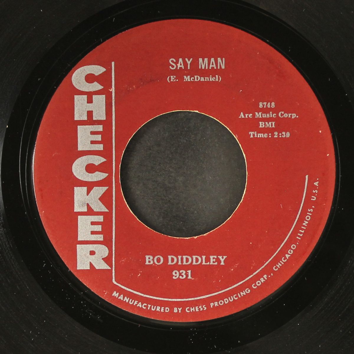 say man / the clock strikes twelve by BO DIDDLEY