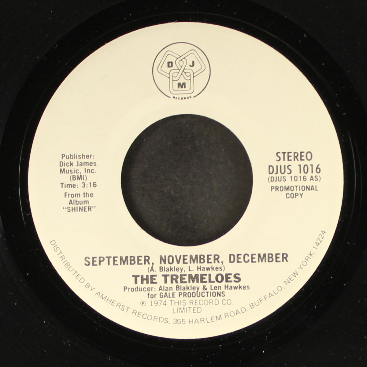 september, november, december / big bad boogie by TREMELOES