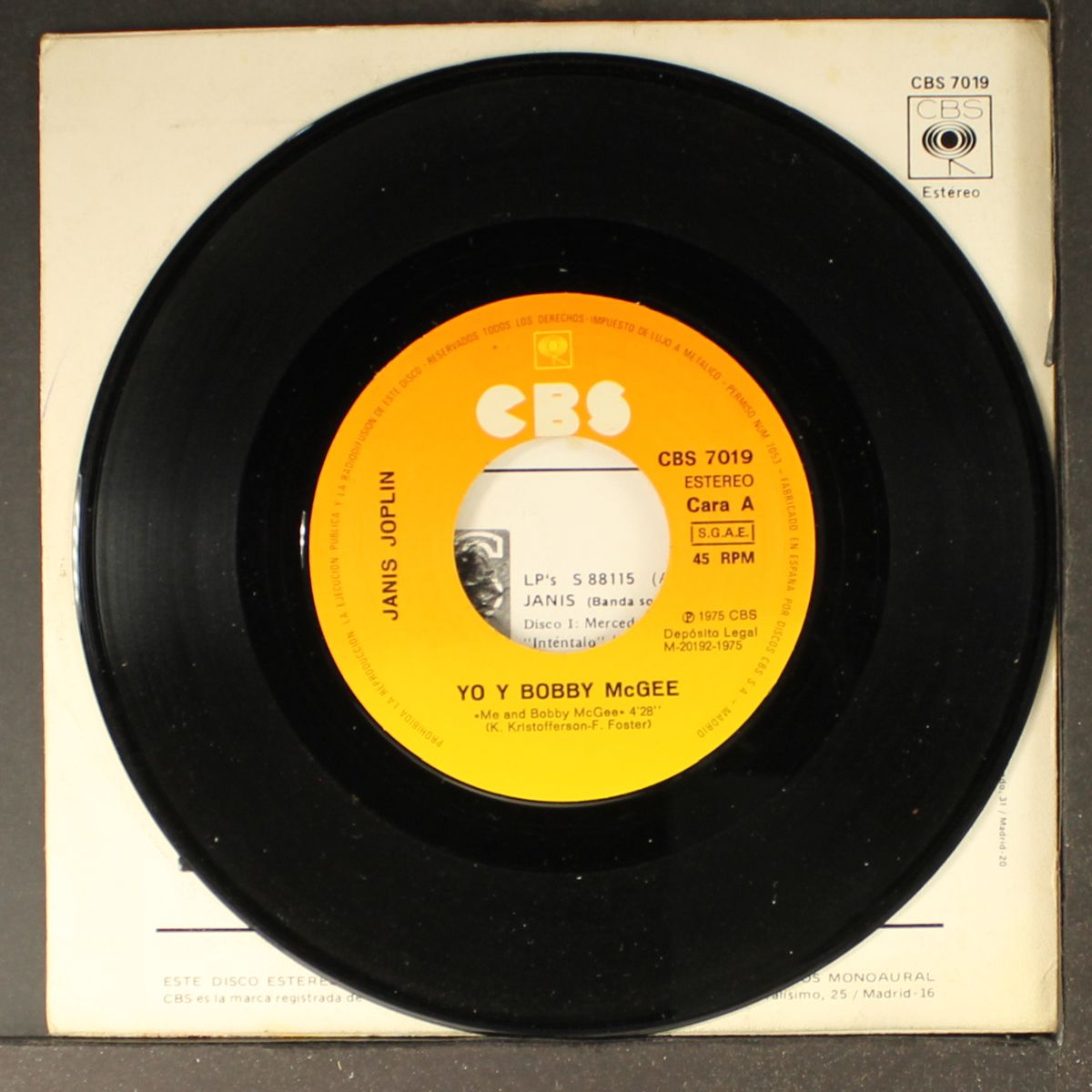 yo y bobbie mcgee / media luna by JANIS JOPLIN