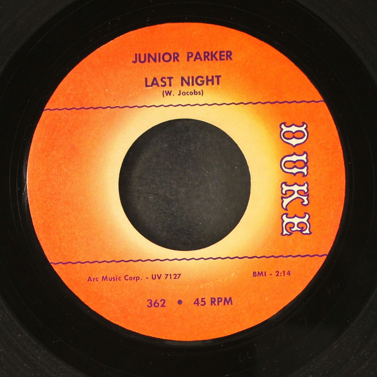 it's a pity / last night by JUNIOR PARKER