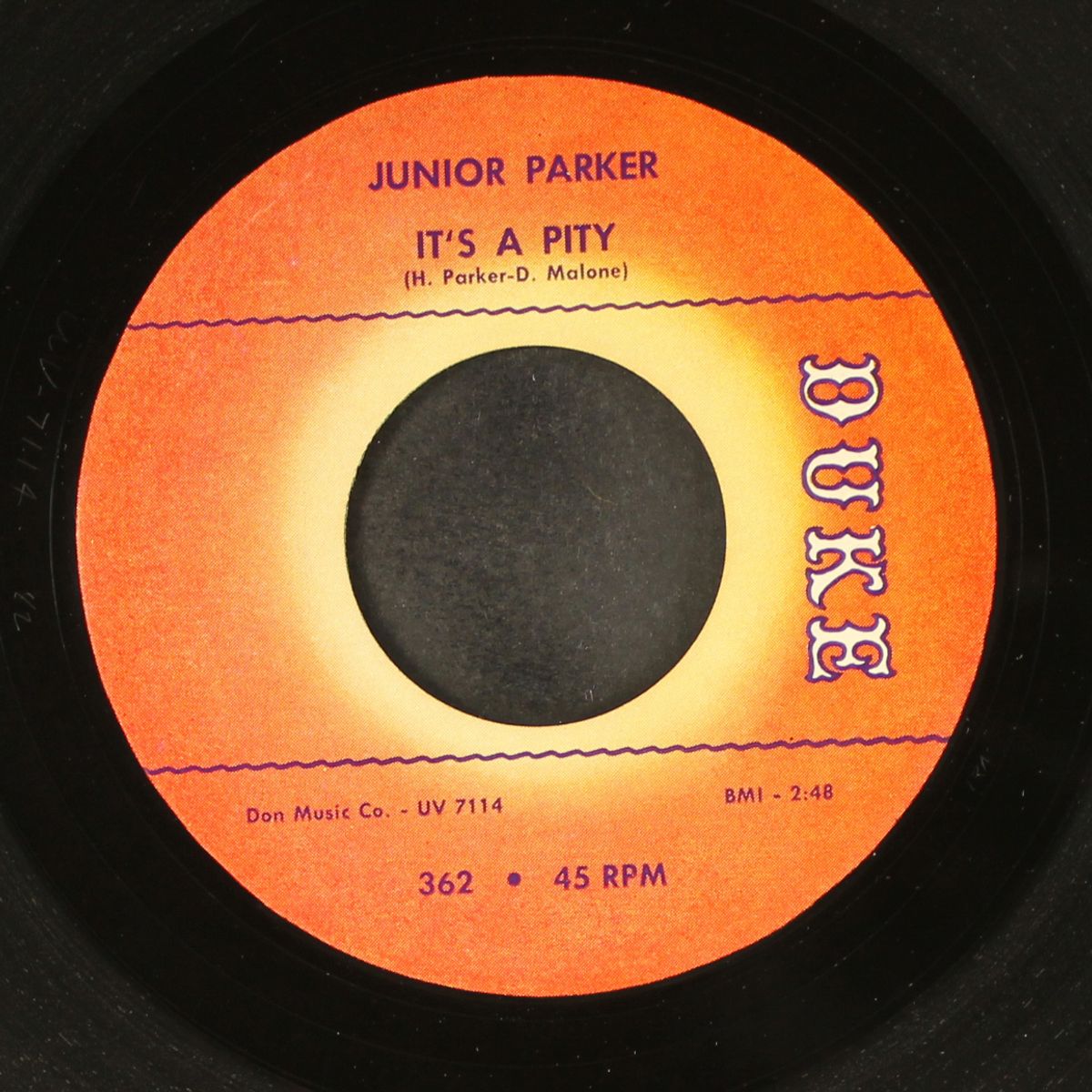 it's a pity / last night by JUNIOR PARKER