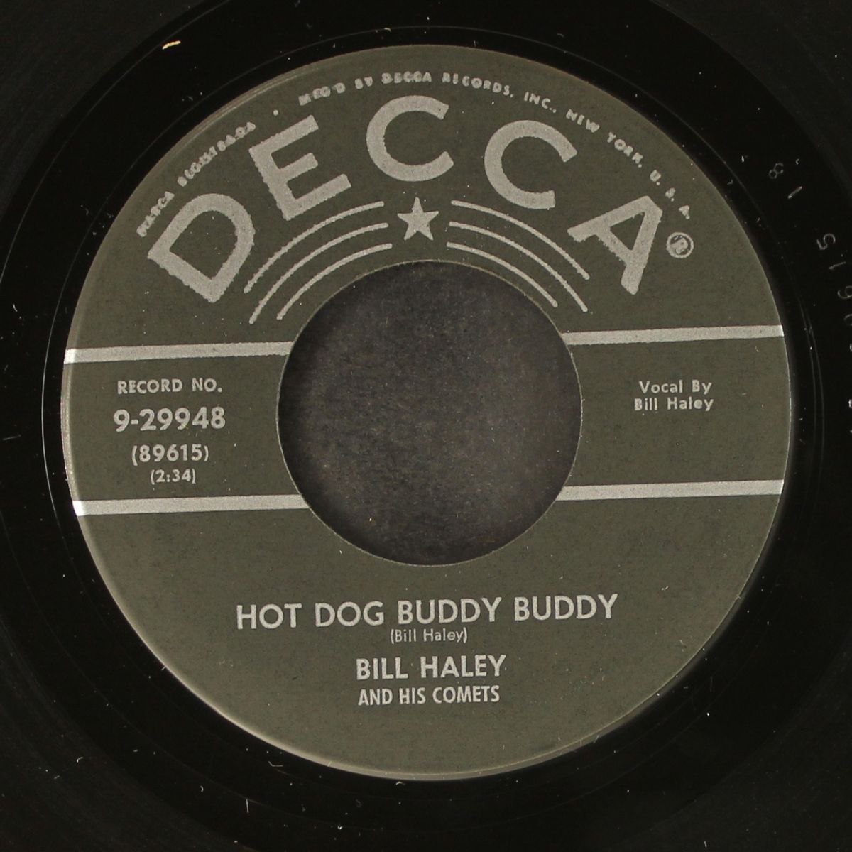 hot dog buddy buddy by BILL HALEY