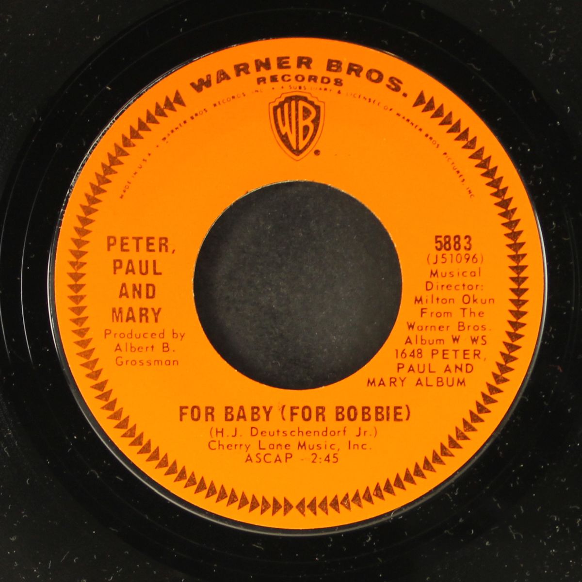 for baby / hurry sundown by PETER, PAUL & MARY