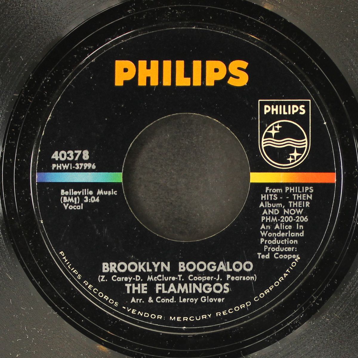 brooklyn boogaloo / since my baby put me down by FLAMINGOS