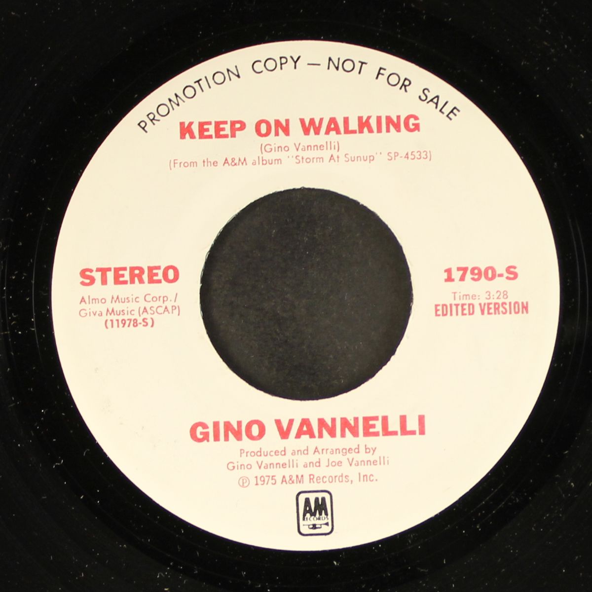 keep on walking / mono by GINO VANNELLI