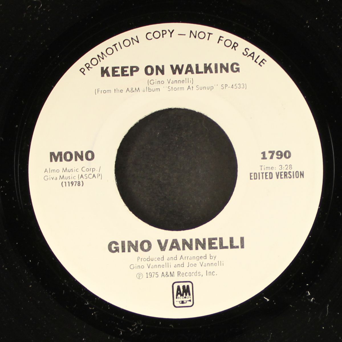 keep on walking / mono by GINO VANNELLI