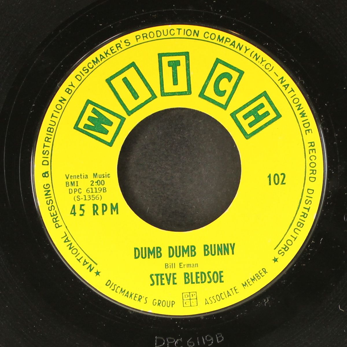 dumb dumb bunny / green cheese by STEVE BLEDSOE
