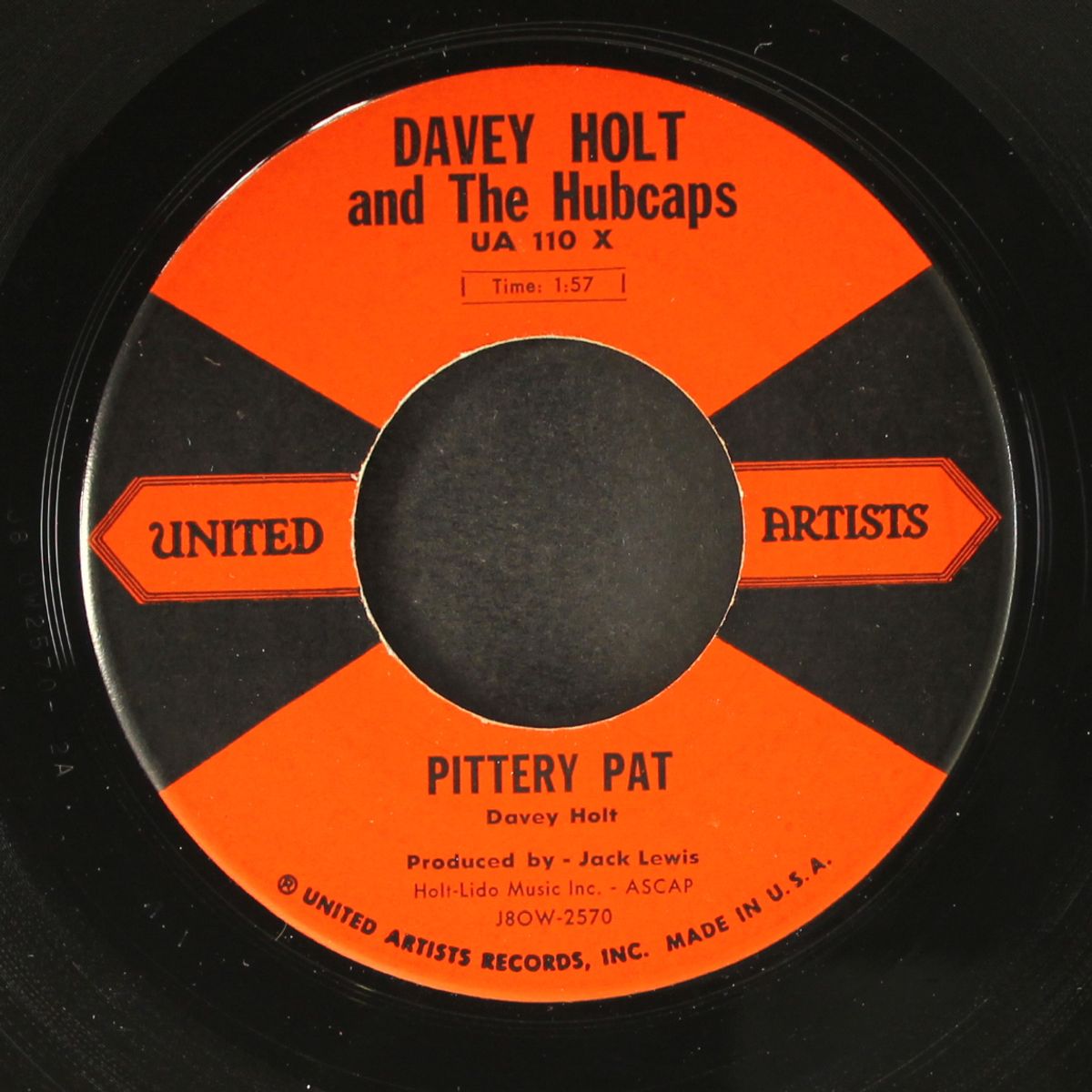 pittery pat / you move me by DAVEY HOLT & HUPCABS