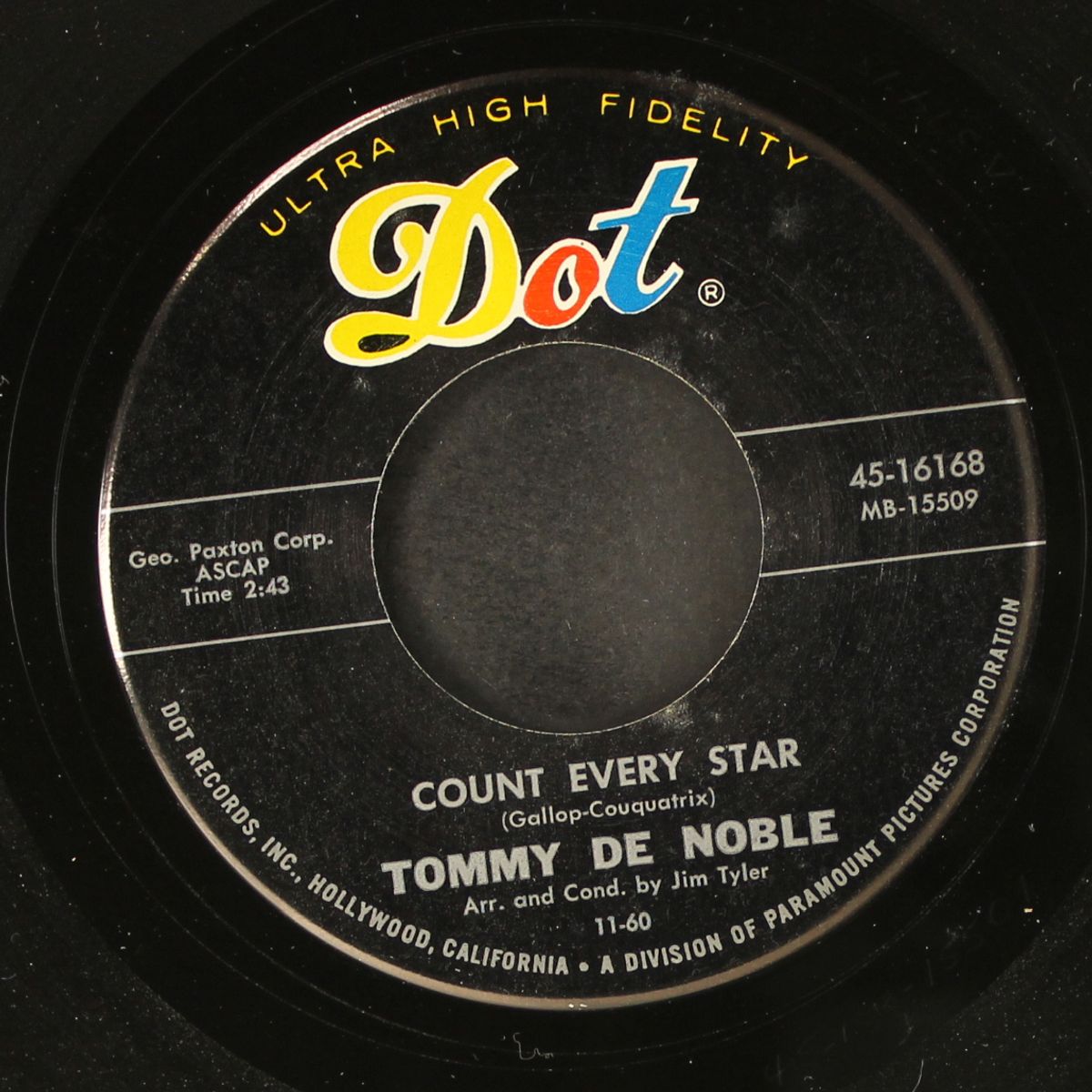 anyone but you / count every star by TOMMY DE NOBLE