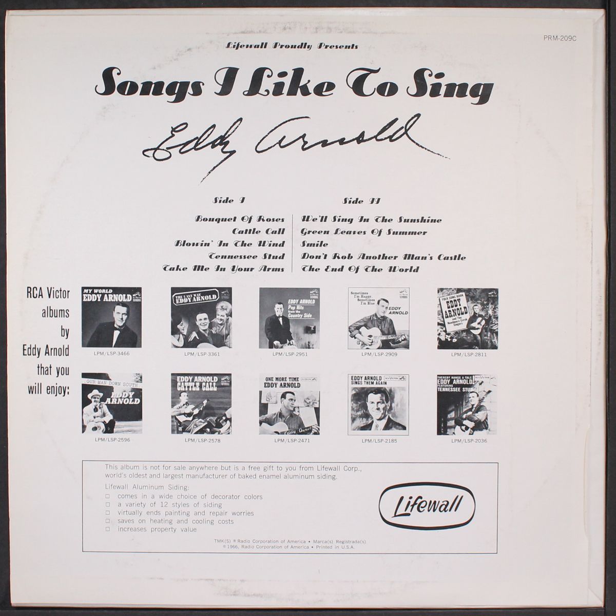 songs i like to sing by EDDY ARNOLD