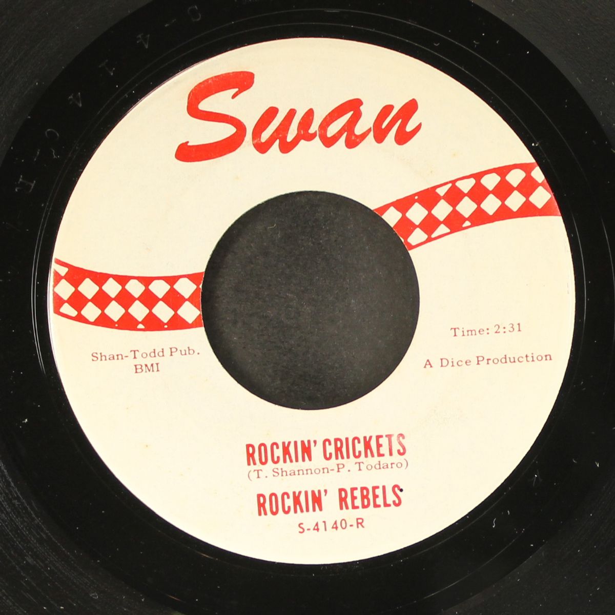 rockin' crickets / hully gully rock by ROCKIN' REBELS