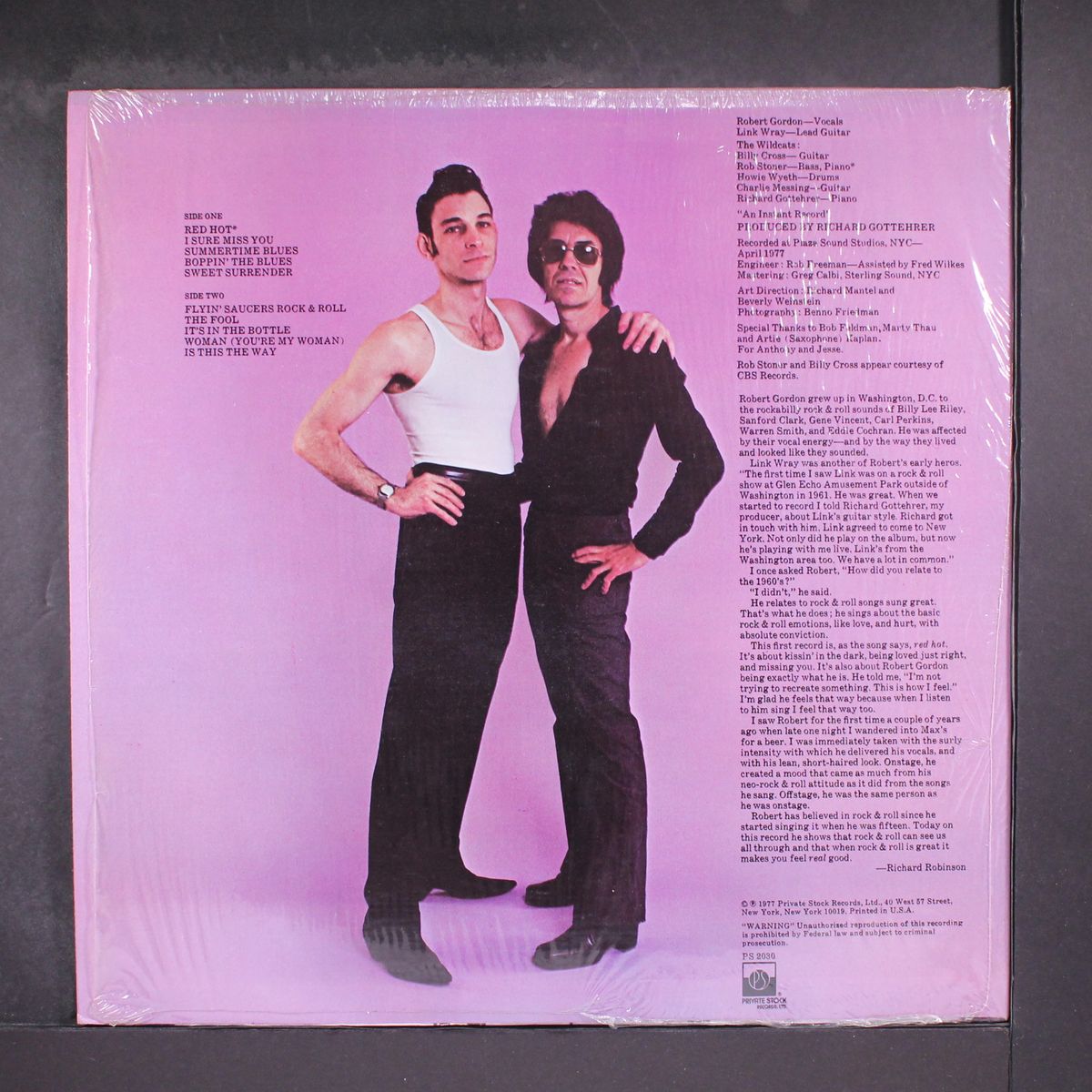 with link wray by ROBERT GORDON