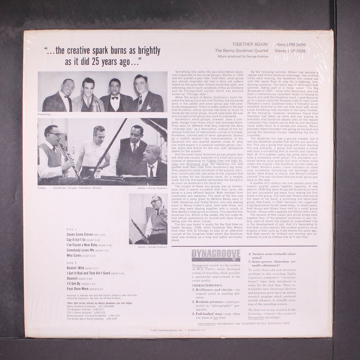 together again! by BENNY GOODMAN
