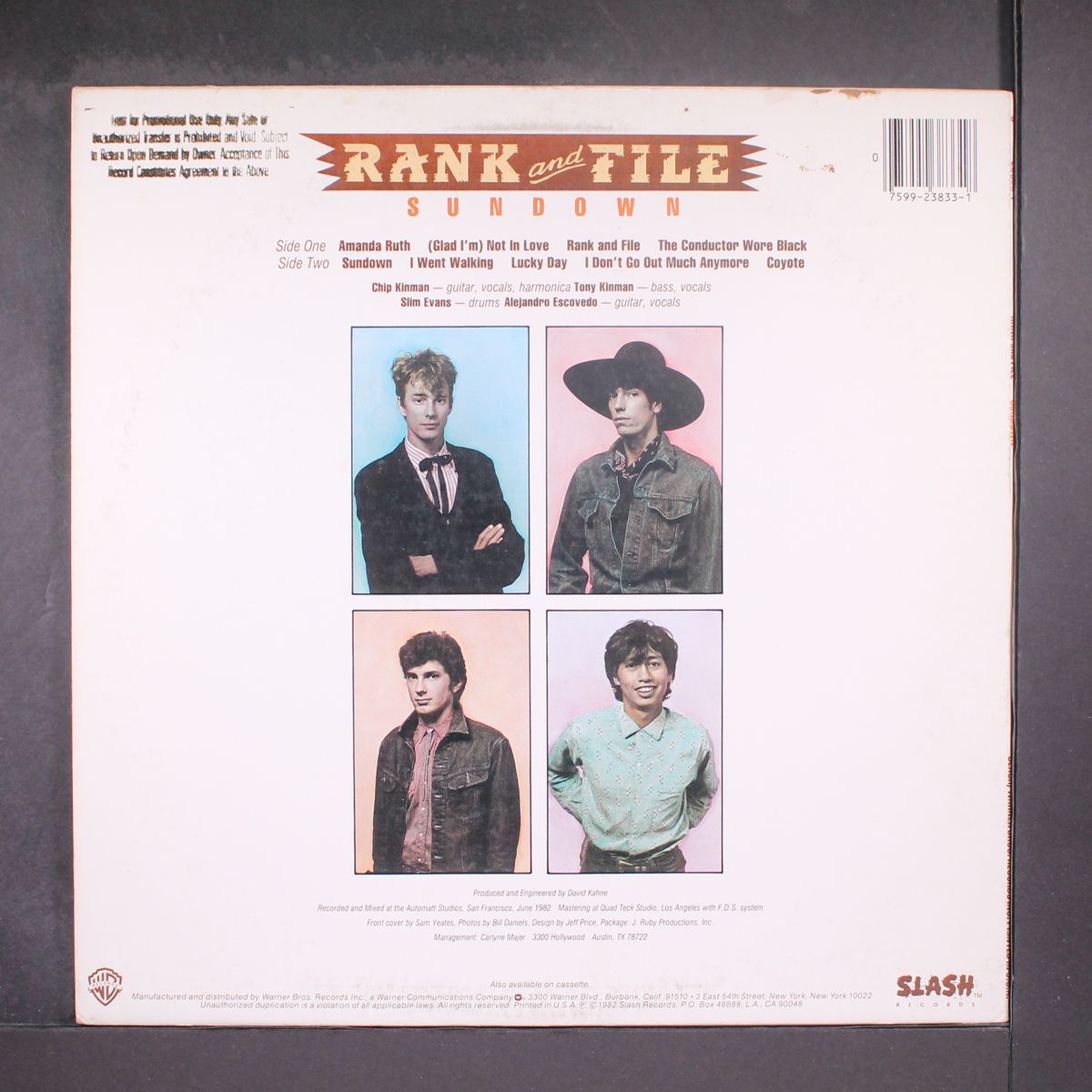 sundown by RANK & FILE