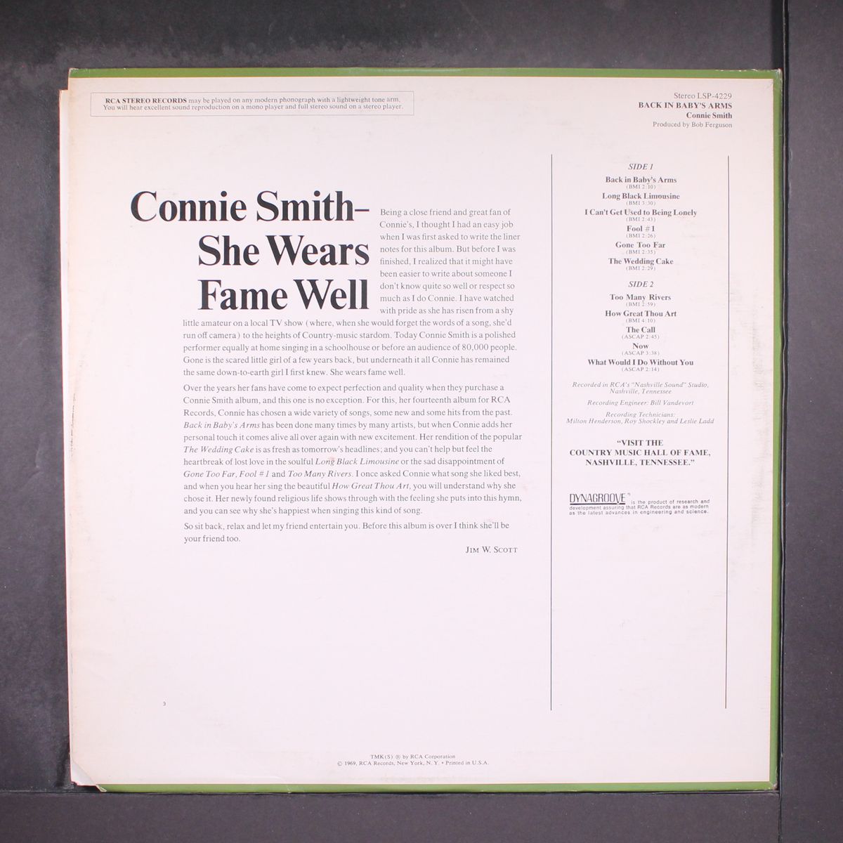 back in baby's arms by CONNIE SMITH