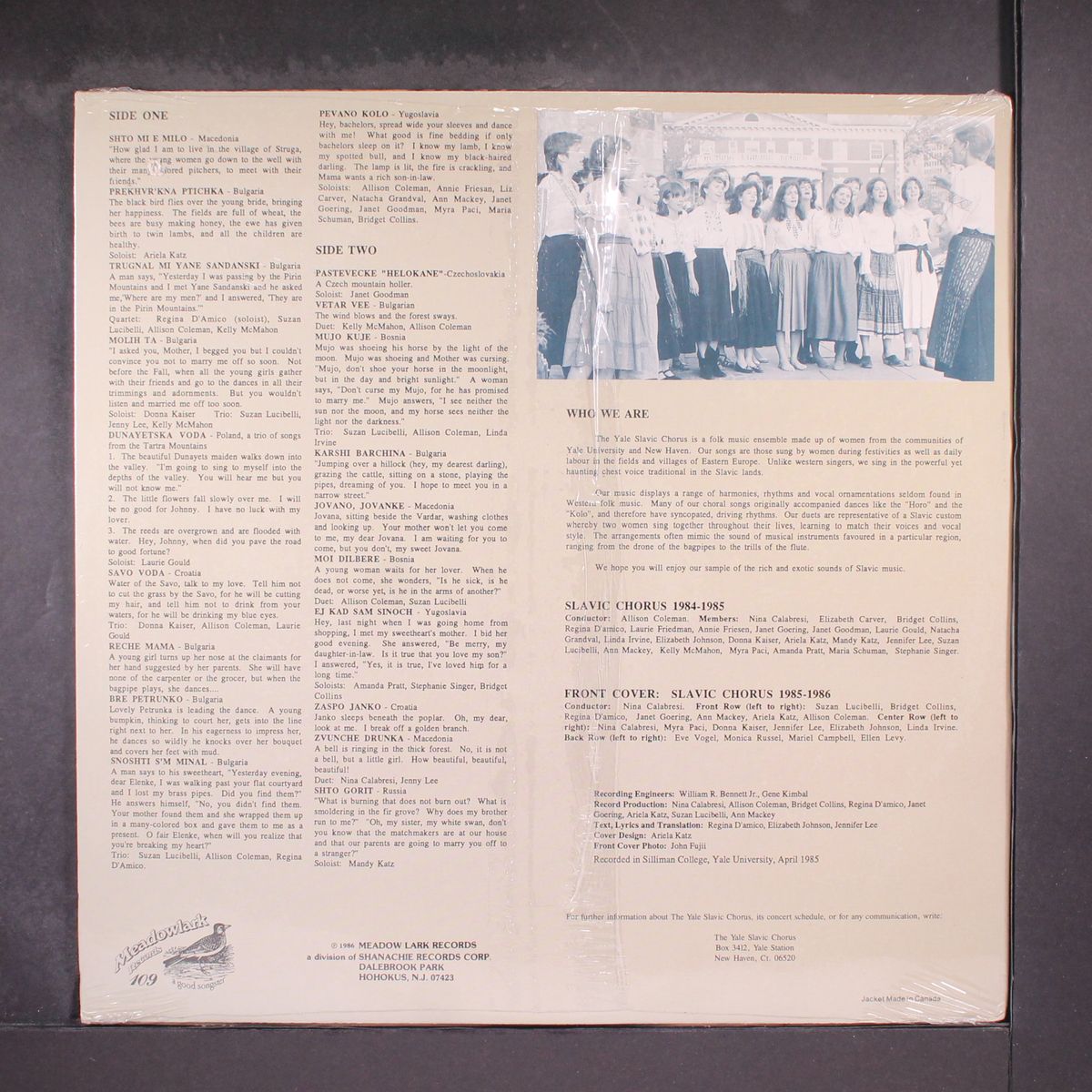 when women gather by YALE SLAVIC CHORUS