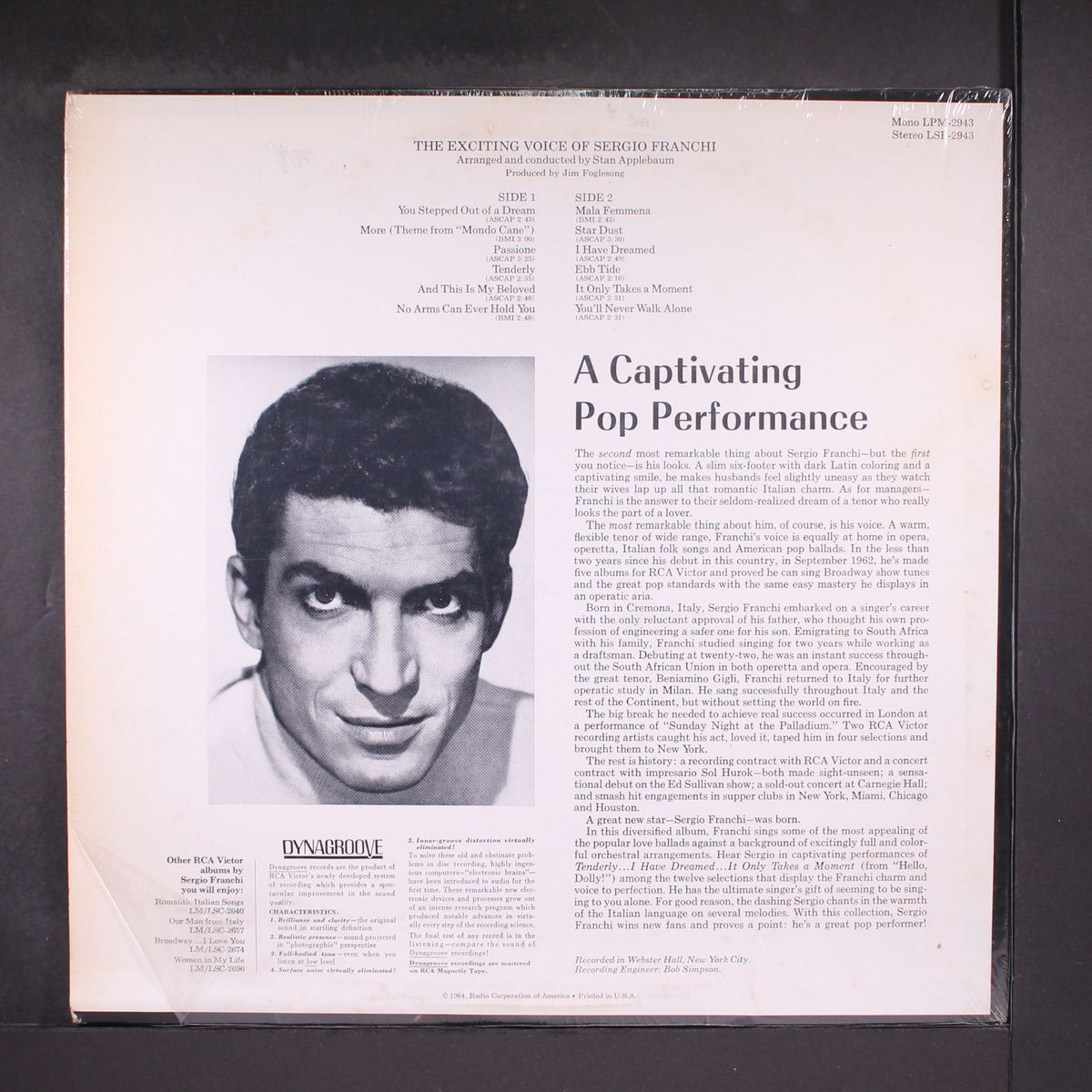 the exciting voice of by SERGIO FRANCHI