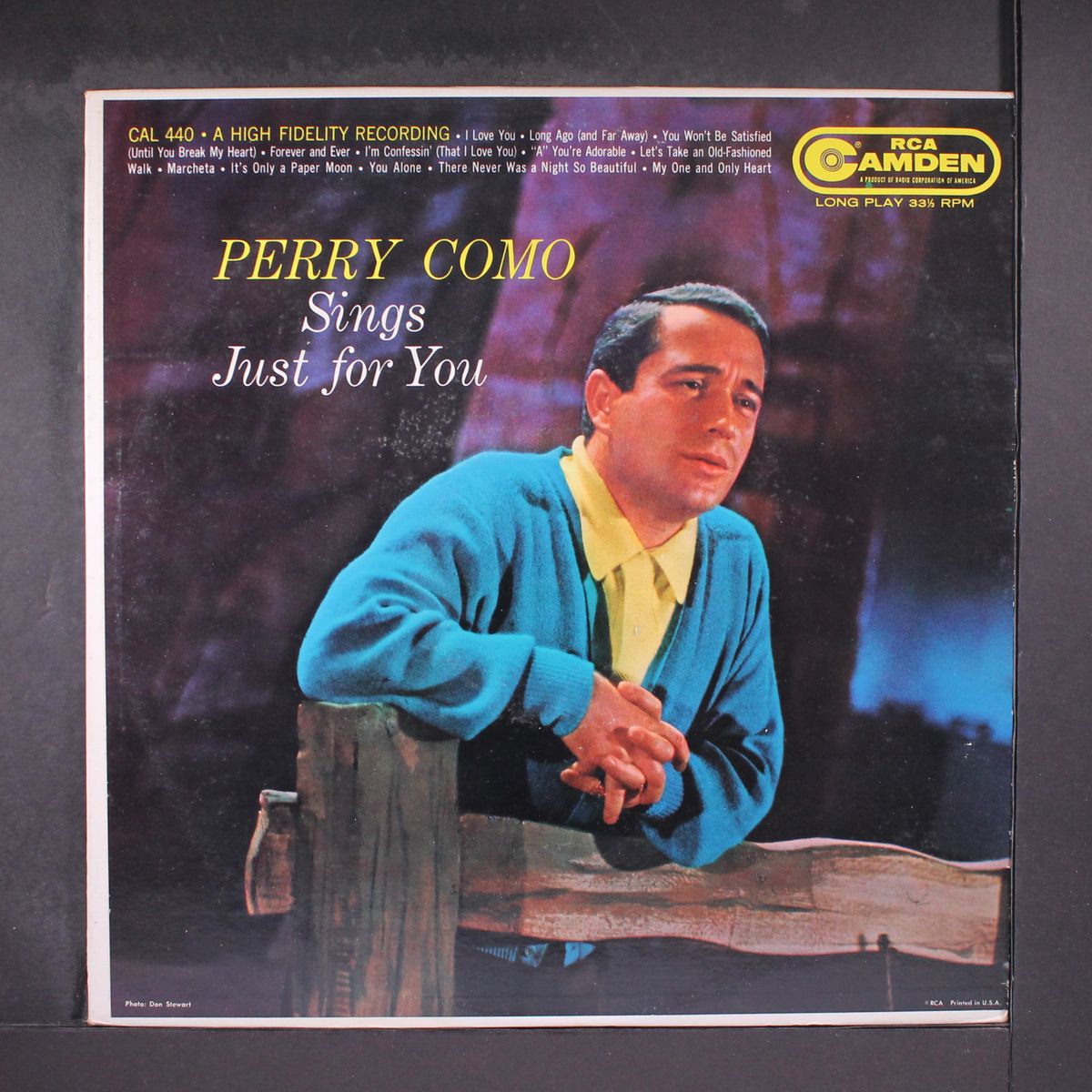 sings just for you by PERRY COMO