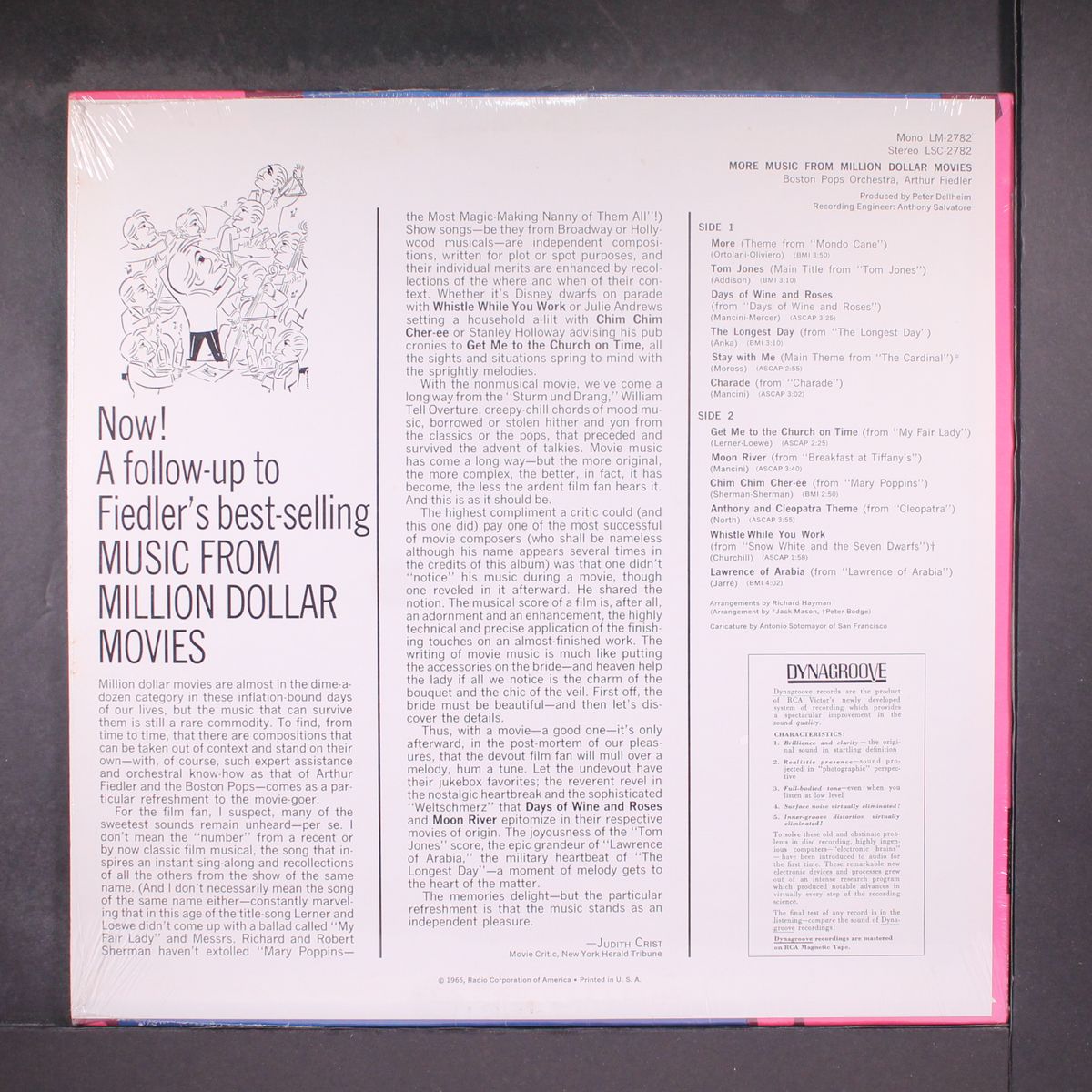 more music from million dollar movies by ARTHUR FIEDLER & BOSTON POPS
