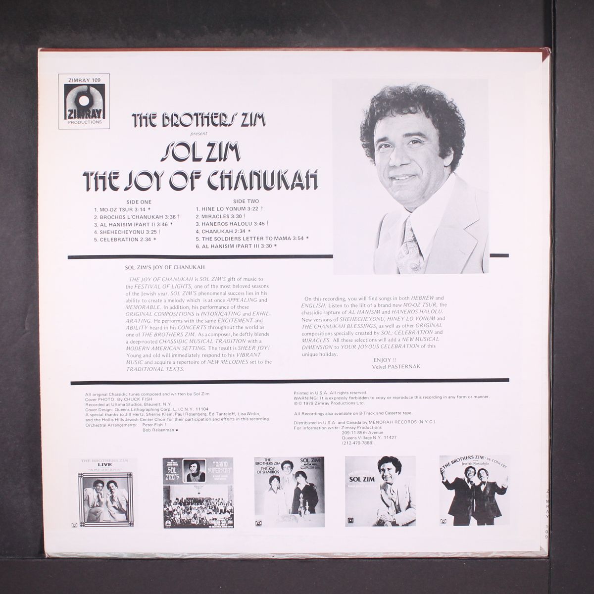 the joy of chanukah by BROTHERS ZIM