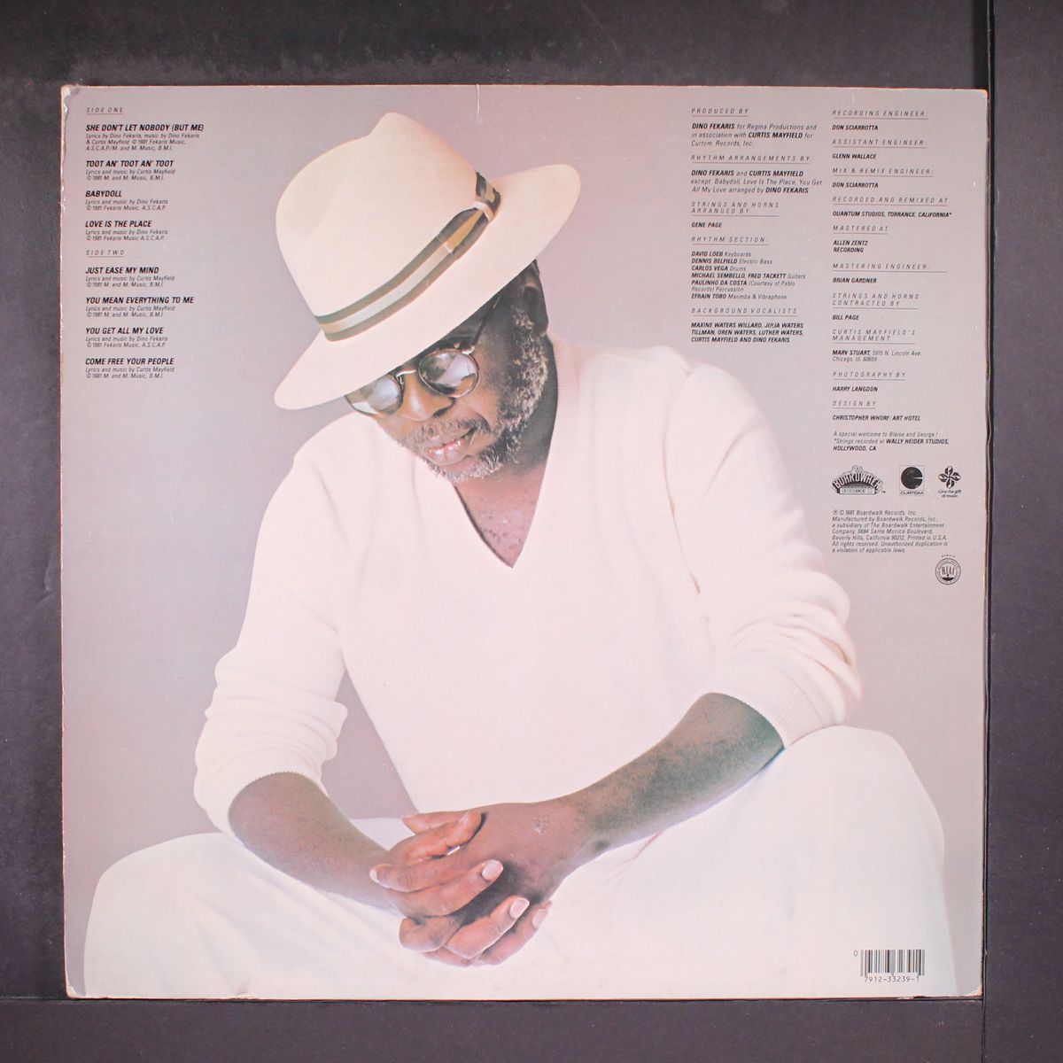 love is the place by CURTIS MAYFIELD
